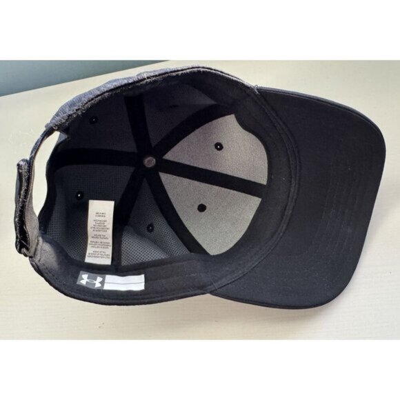 Under Armour Baseball Cap Black Adjustable Strapback Gel Logo Youth One Size - Picture 5 of 7